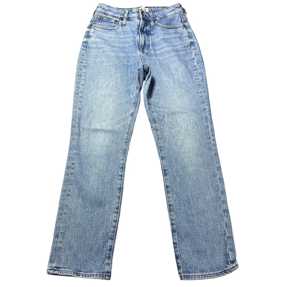 Madewell‎ Curvy Perfect Vintage Jeans Womens 25 Light Wash High Rise Straight